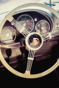 Vintage Porsche Steering Wheel